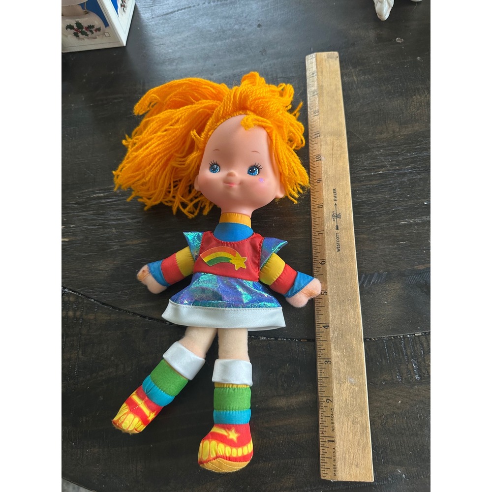 Vintage 1983 Rainbow Brite Doll Lot Hallmark Mattel Patty O Green Canary Yellow